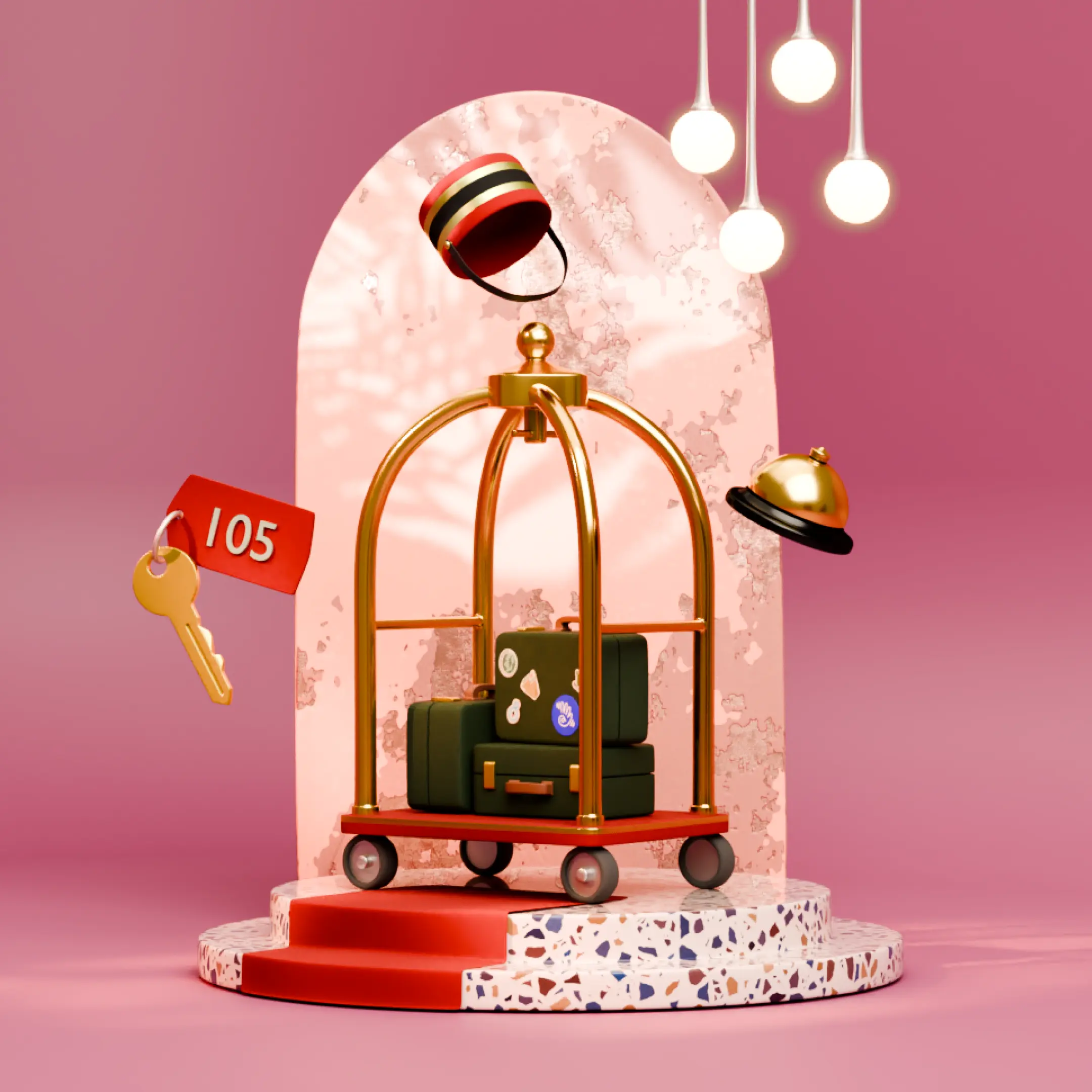 hotel digital menu showcase